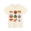 Cute Sushi Friends Cotton Tee - Image 6