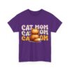 Cute Cat Mom T-shirt Cotton Tee - Image 11