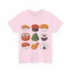Cute Sushi Friends Cotton Tee - Image 9
