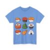 Cute Sushi Friends Cotton Tee - Image 8