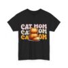 Cute Cat Mom T-shirt Cotton Tee - Image 5